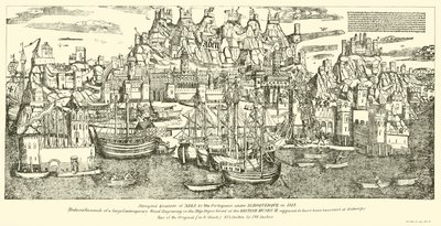 Forsøgt Escalade af Aden, af portugiserne under Alboquerque i 1513 af English School